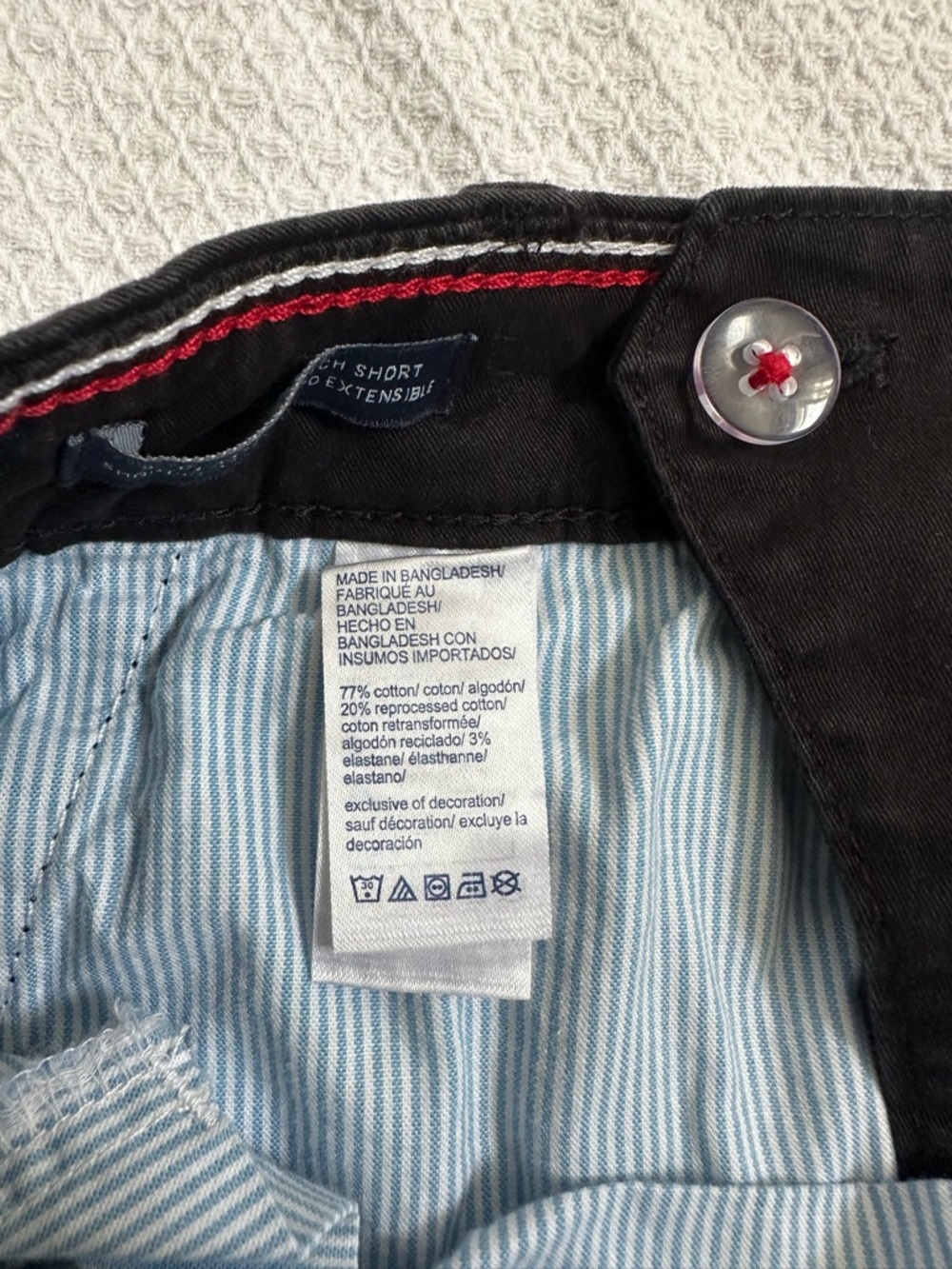 Tommy Hilfiger Classic Stretch Women's Shorts Lot of 2 Black White Size 0 Preppy - Picture 13 of 13